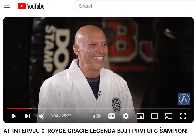 AF INTERVJU 》ROYCE GRACIE LEGENDA BJJ I PRVI UFC ŠAMPION! cover image